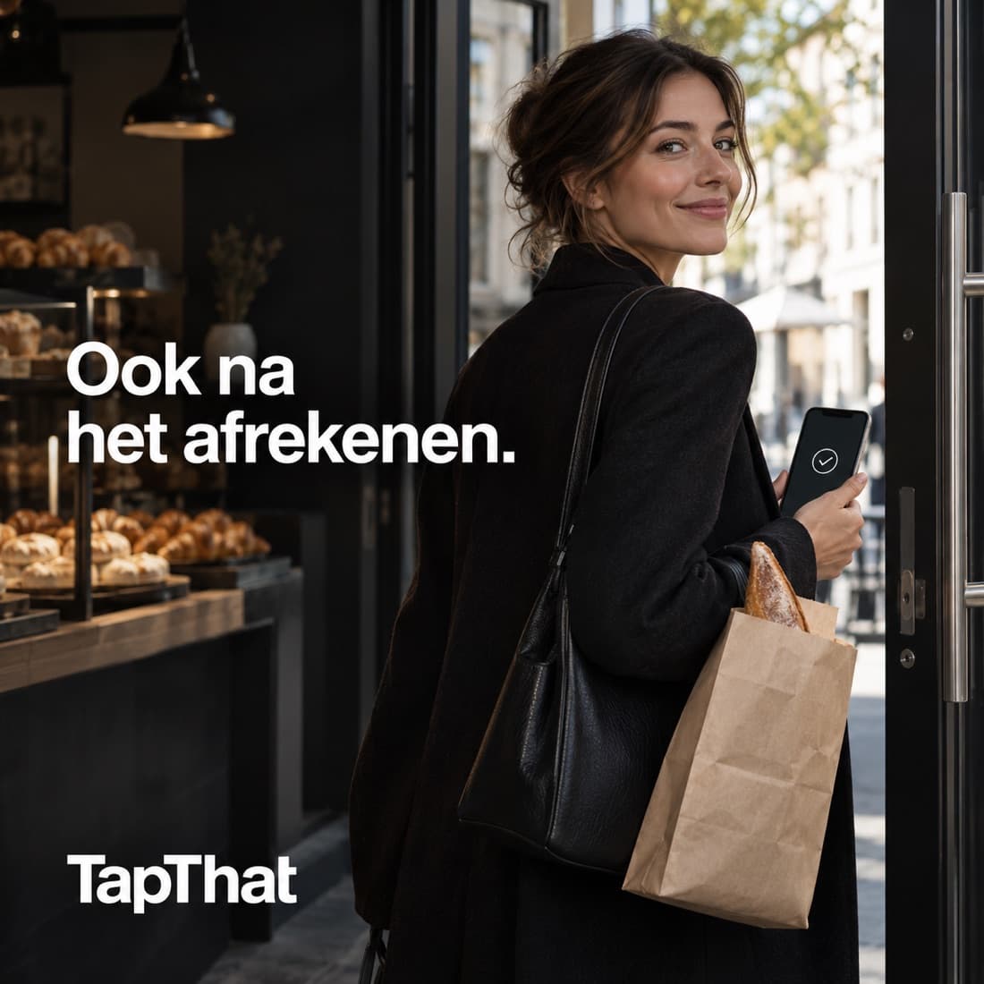 Klant verlaat de zaak
